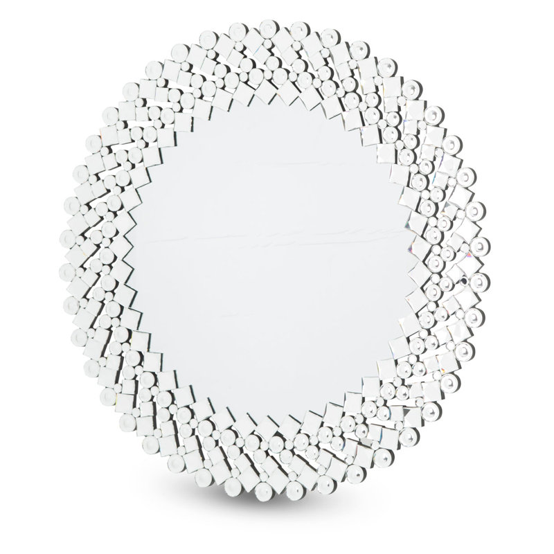 Michael Amini Montreal Facet Modern Wall Mirror Wayfair